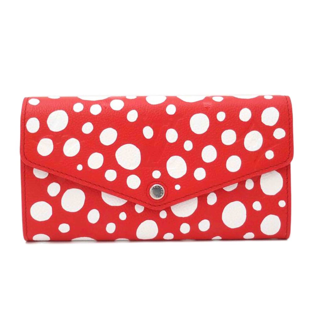 LOUIS VUITTON Yayoi Kusama Portefeuille Sarah NM Empreinte
